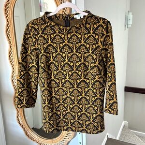 BODEN / Annie Print Boat Neck Top